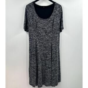 Torrid Heathered Grey Swing Dress Size 1